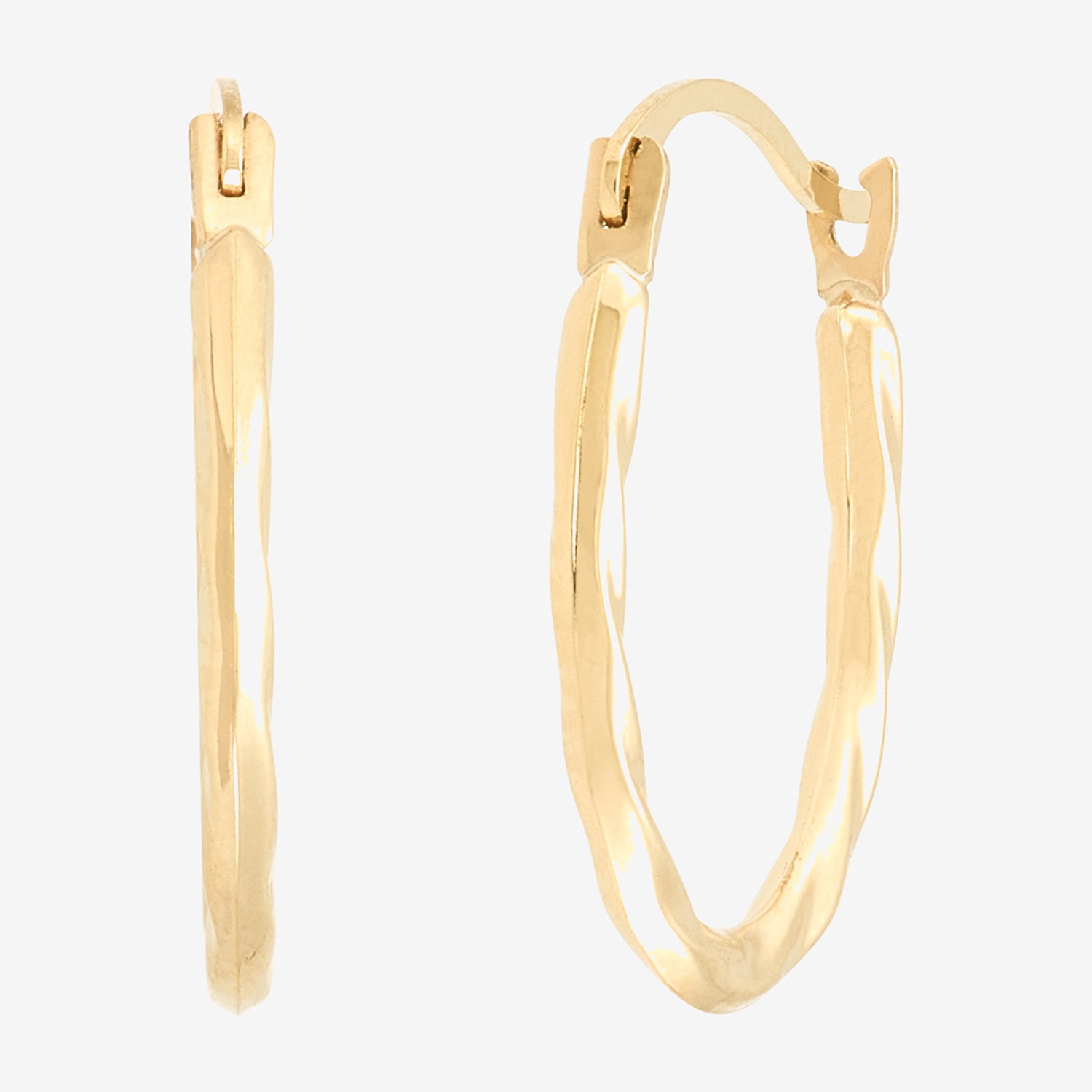 Limited Quantities! Womens 14K Gold 16mm Hoop Earrings