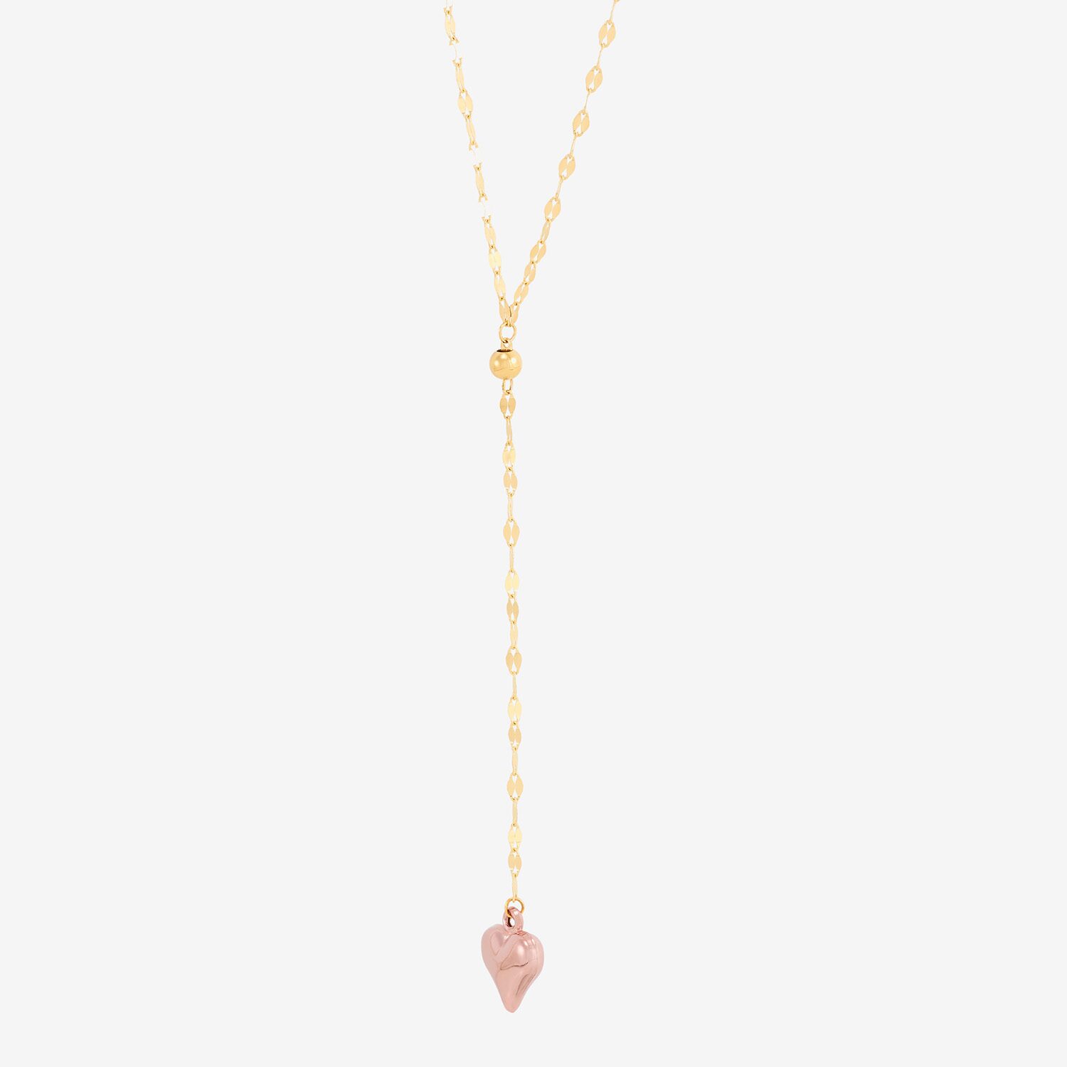 Limited Quantities! Womens 14K Two Tone Gold 18 Inch Y Necklace