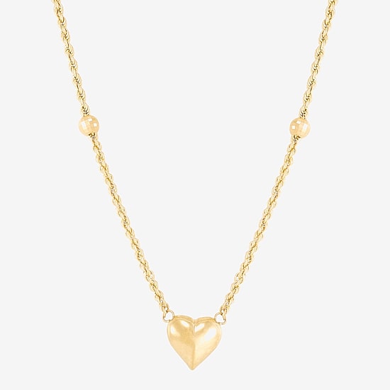 Limited Quantities! Womens 10K Gold 18 Inch Rope Chain Necklace