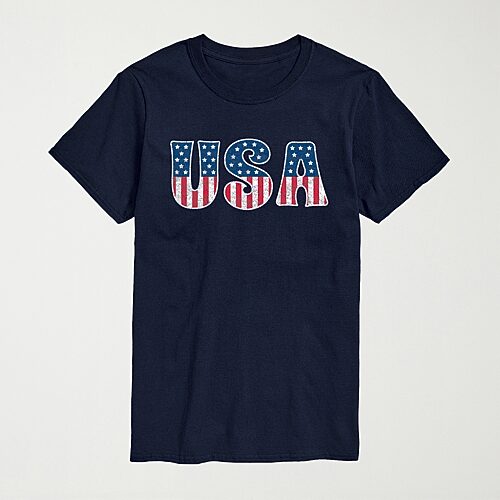 Novelty Mens Crew Neck Short Sleeve Regular Fit Graphic T-Shirt, Large, Blue
