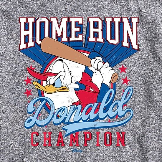 Novelty Mens Crew Neck Short Sleeve Regular Fit Donald Duck Big and Tall Graphic T-Shirt