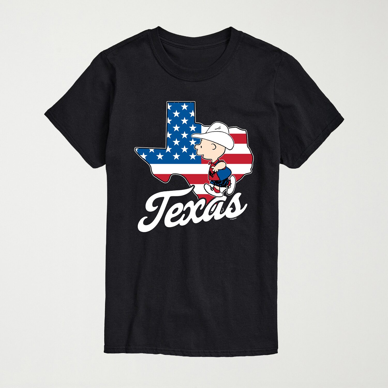 Novelty Mens Crew Neck Short Sleeve Regular Fit Peanuts Big and Tall Graphic T-Shirt