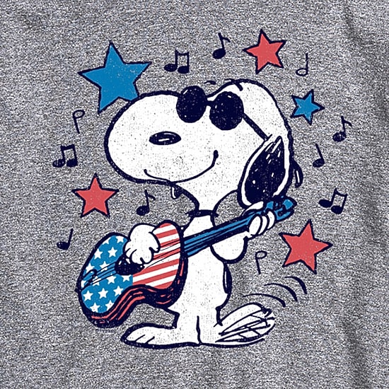 Novelty Mens Crew Neck Short Sleeve Regular Fit Peanuts Snoopy Big and Tall Graphic T-Shirt