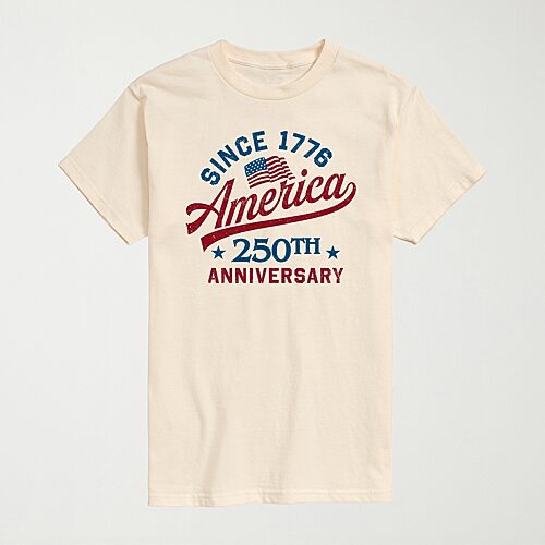 Novelty Mens Crew Neck Short Sleeve Regular Fit Big and Tall Graphic T-Shirt, Large Tall, Beige