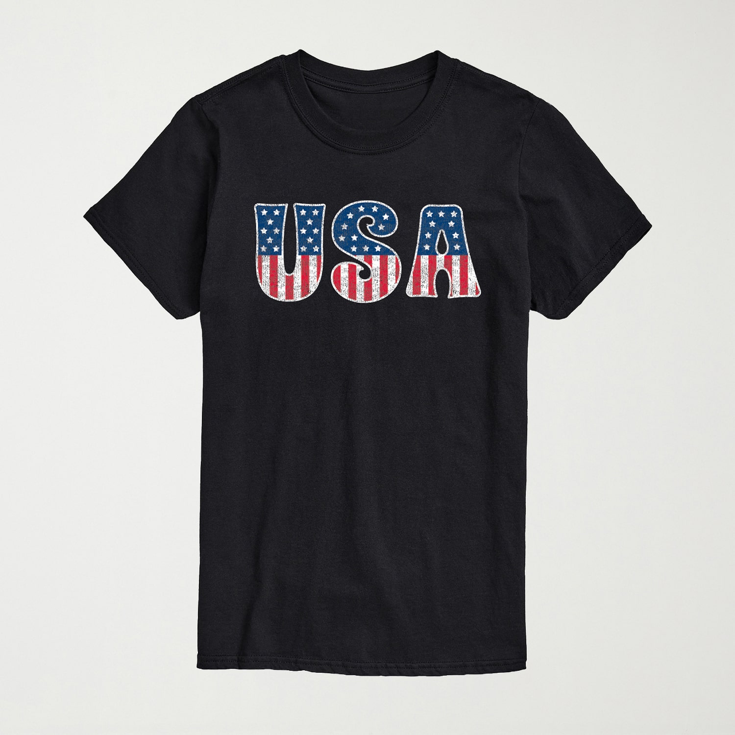 Novelty Mens Crew Neck Short Sleeve Regular Fit Big and Tall Graphic T-Shirt