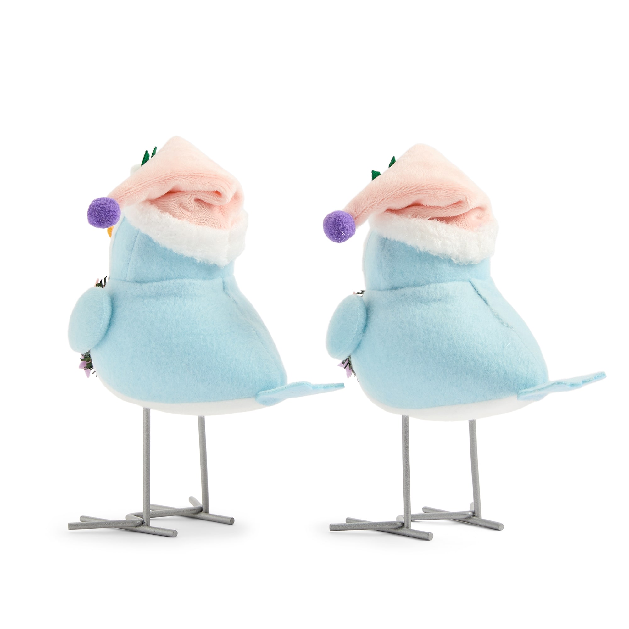 North Pole Trading Co. Coastal Birds Set 2-pc. Christmas Tabletop Decor