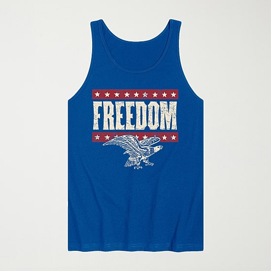 Novelty Mens Scoop Neck Short Sleeve Tank Top