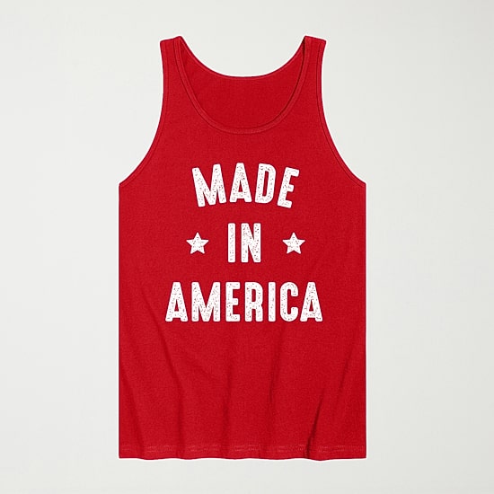 Novelty Mens Scoop Neck Sleeveless Tank Top