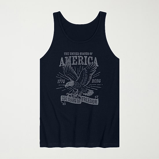 Novelty Mens Crew Neck Short Sleeve Tank Top