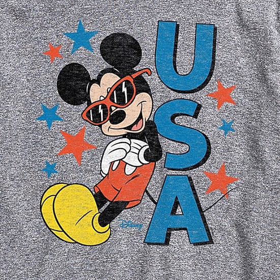 Novelty Mens Crew Neck Short Sleeve Regular Fit Mickey Mouse Graphic T-Shirt