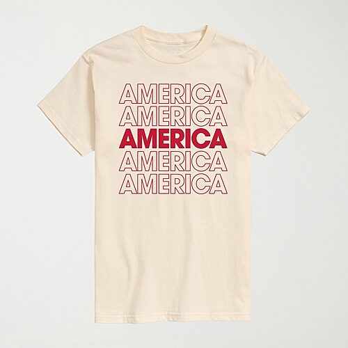 Novelty Mens Crew Neck Short Sleeve Regular Fit Graphic T-Shirt, X-large, Beige