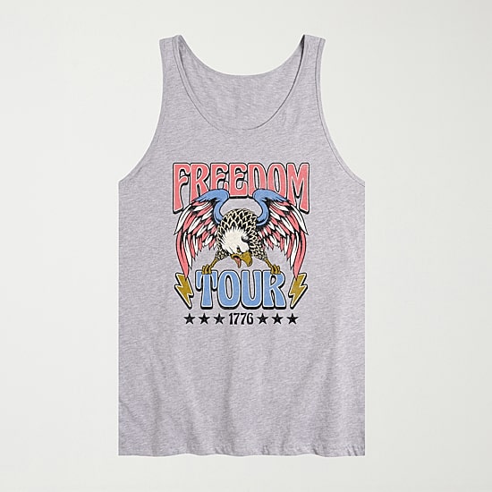 Novelty Mens Scoop Neck Sleeveless Tank Top