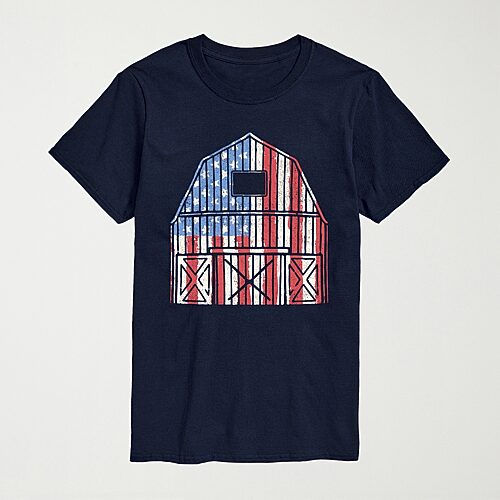 Novelty Mens Crew Neck Short Sleeve Regular Fit Graphic T-Shirt, Medium, Blue