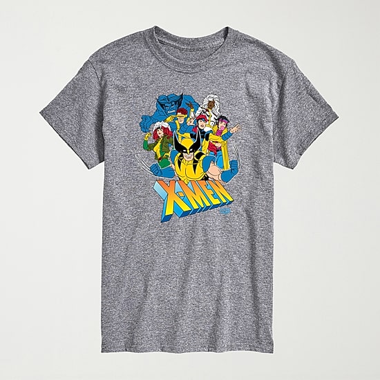 Novelty Mens Crew Neck Short Sleeve Regular Fit Marvel Graphic T-Shirt
