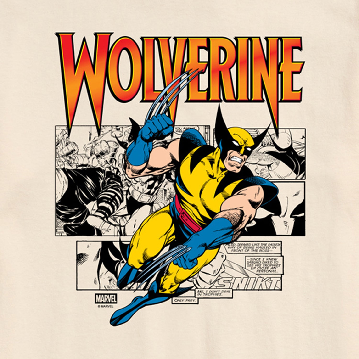 Novelty Mens Crew Neck Short Sleeve Regular Fit Marvel Graphic T-Shirt