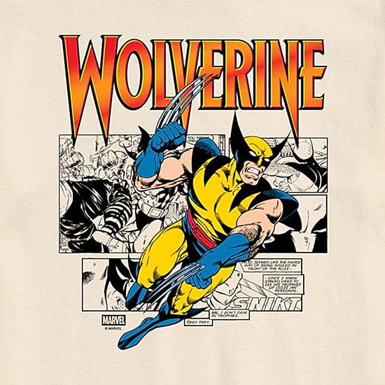 Novelty Mens Crew Neck Short Sleeve Regular Fit Marvel Graphic T-Shirt