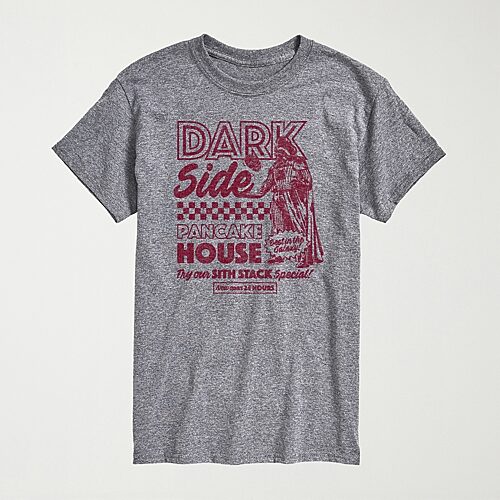 Novelty Mens Crew Neck Short Sleeve Regular Fit Star Wars Graphic T-Shirt, X-large, Gray