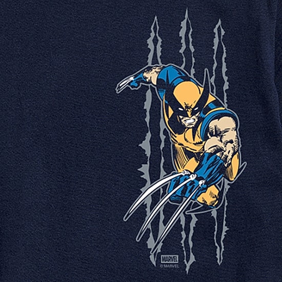Novelty Mens Crew Neck Short Sleeve Regular Fit Marvel Graphic T-Shirt