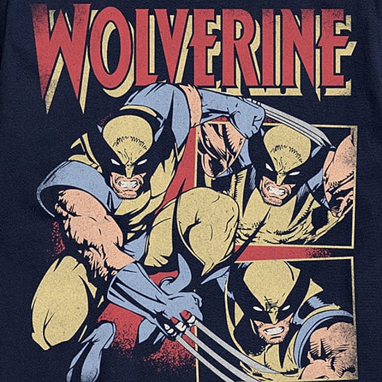 Novelty Mens Crew Neck Short Sleeve Regular Fit Marvel Graphic T-Shirt