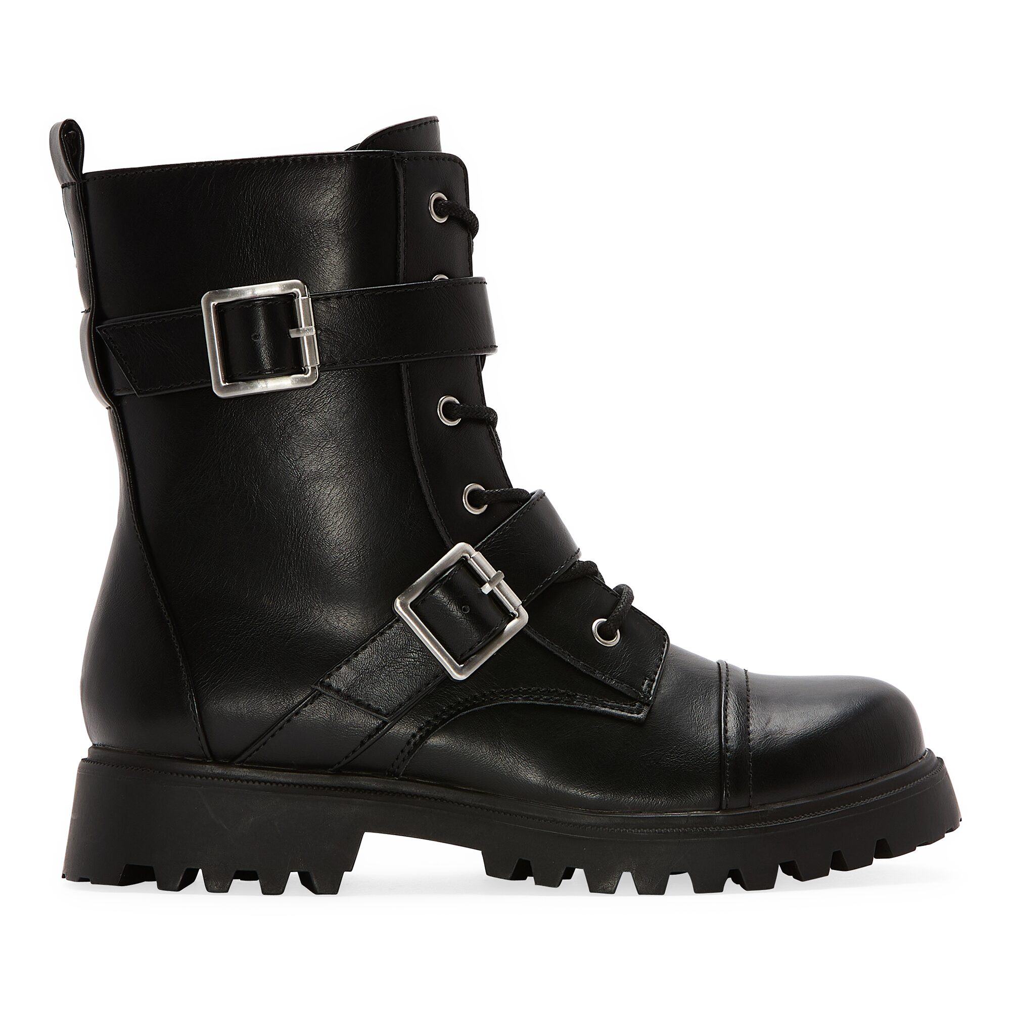 Arizona Jean Co Womens Fleet Block Heel Combat Boots