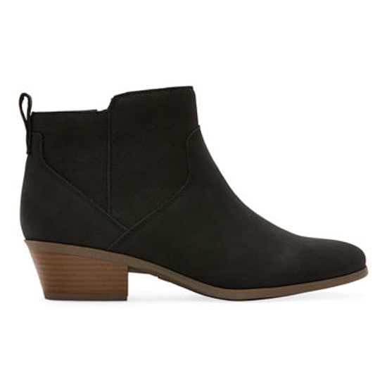 Arizona Jean Co Womens Lambray Stacked Heel Booties