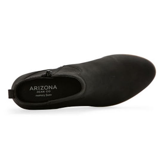 Arizona Jean Co Womens Lambray Stacked Heel Booties