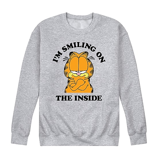 Mens Long Sleeve Garfield Sweatshirt