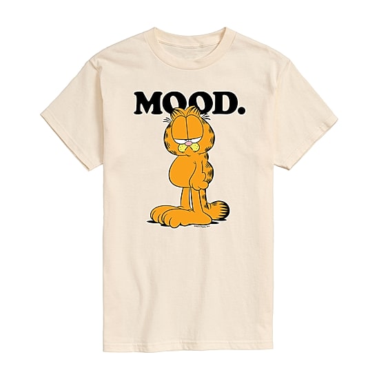 Mens Short Sleeve Garfield Graphic T-Shirt