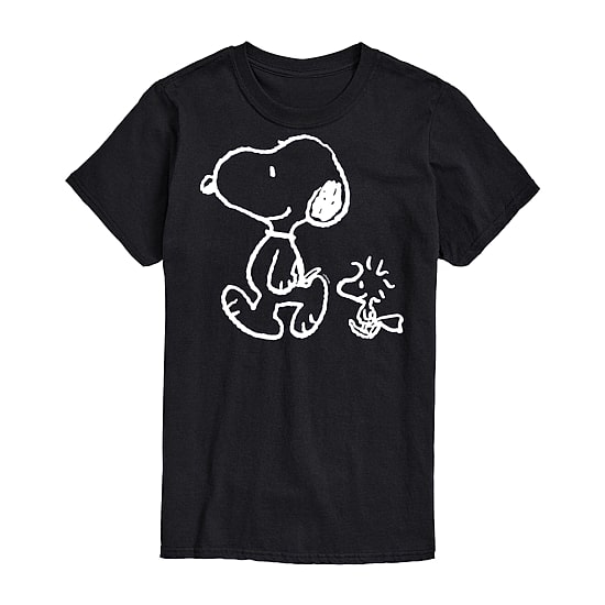 Mens Short Sleeve Snoopy Graphic T-Shirt