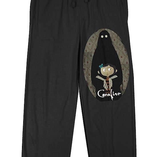 Coraline Shadow Womens Plush Pajama Pants