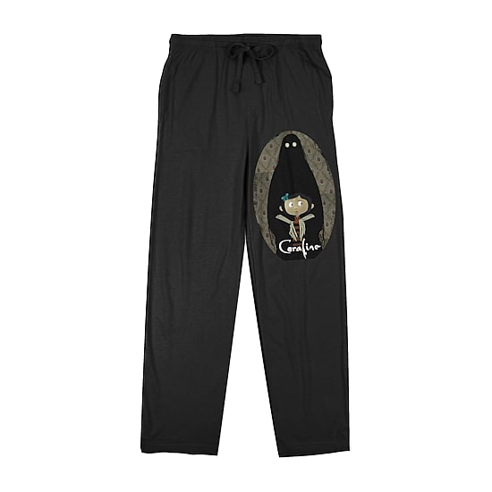 Coraline Shadow Womens Plush Pajama Pants