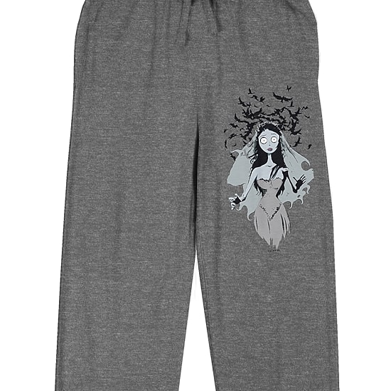 The Corpse Bride Emily Womens Plush Pajama Pants