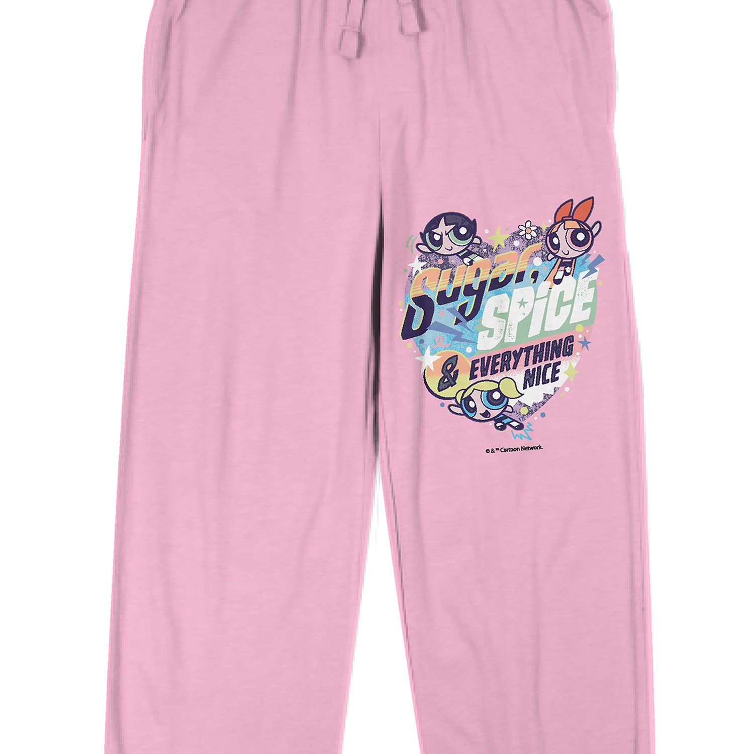Womens Plush Powerpuff Girls Pajama Pants