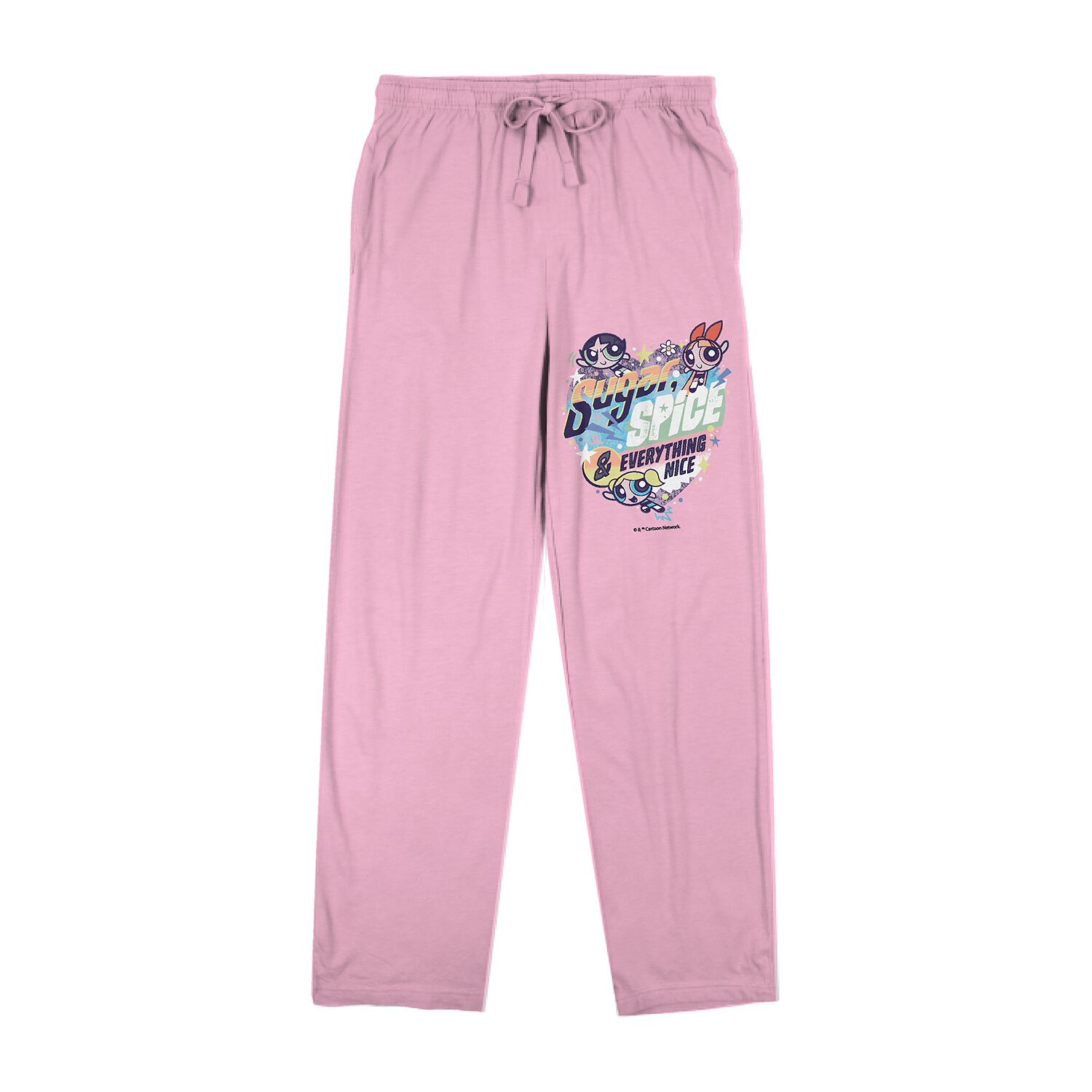 Womens Plush Powerpuff Girls Pajama Pants