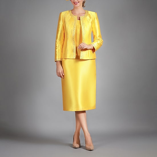 Giovanna Collection 3-pc. Skirt Suit