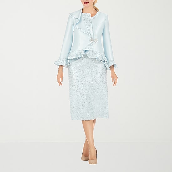 Giovanna Collection 2-pc. Skirt Suit