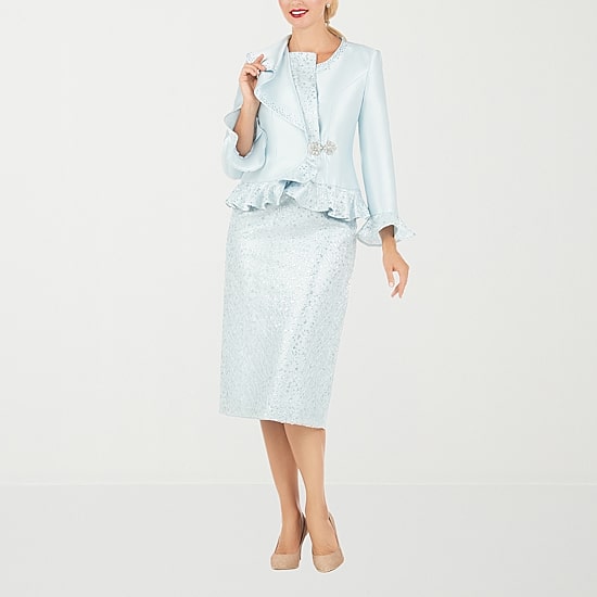 Giovanna Collection 2-pc. Skirt Suit