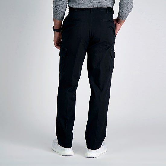 Haggar Stretch Comfort Cargo Mens Stretch Fabric Classic Fit Cargo Pant