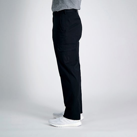 Haggar Stretch Comfort Cargo Mens Stretch Fabric Classic Fit Cargo Pant