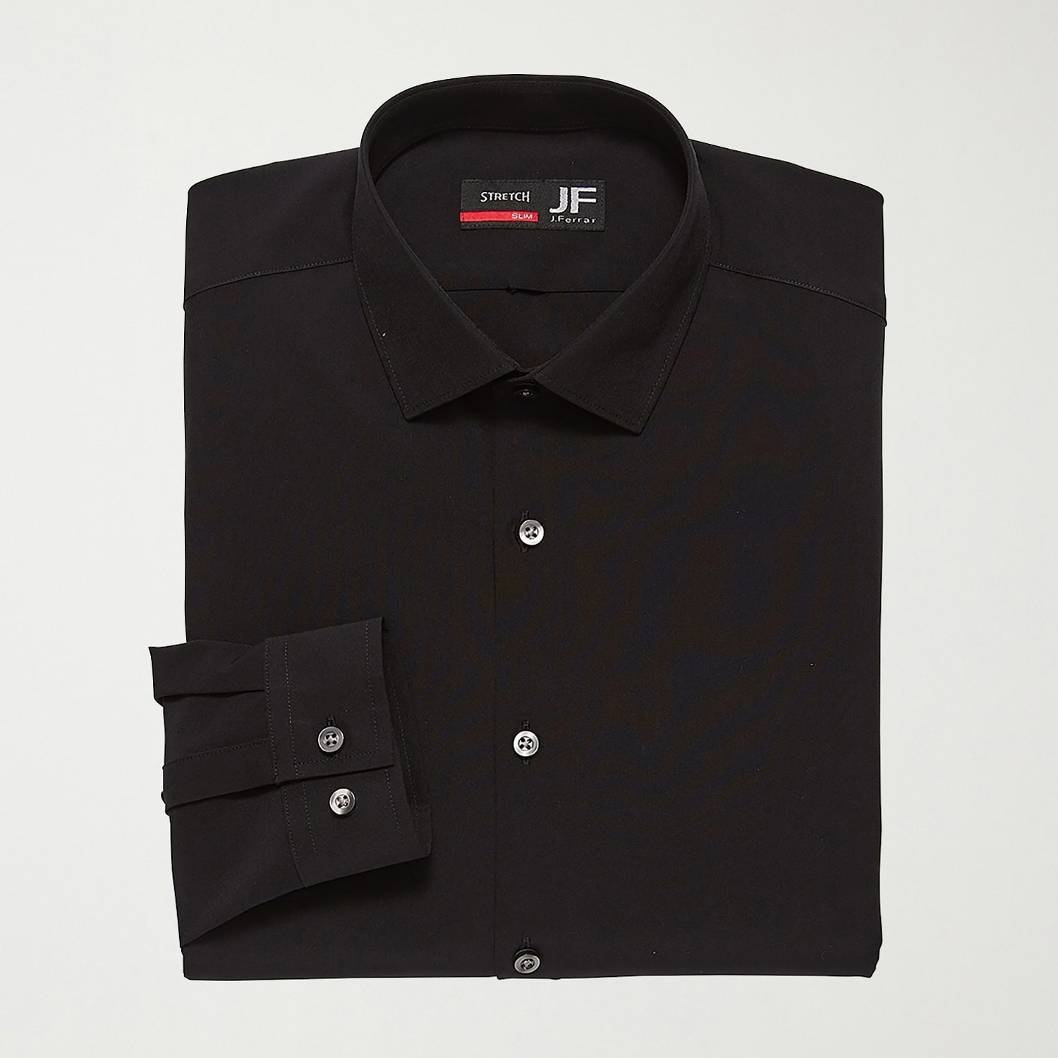 J. Ferrar 360 STRETCH Slim Performance Mens Fit FABRIC Long Sleeve Dress Shirt