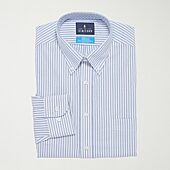 jcp stafford dress shirts Coolmax All Season Oxford Mens Big & Tall Regular Fit Long Sleeve Houndstooth Shirt wicking properties to keep you cool and confident all day Stafford Travel Performance Super Shirt