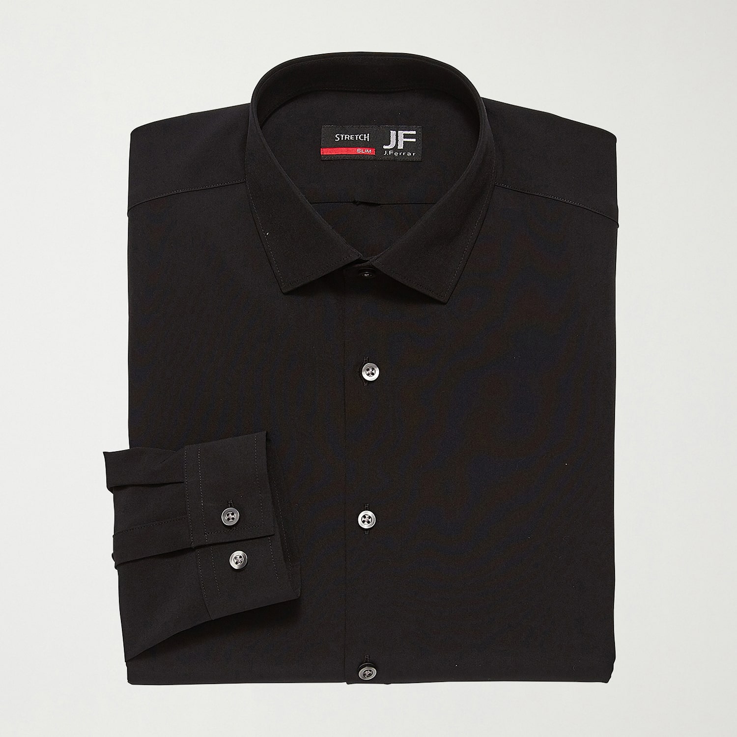 J. Ferrar 360 STRETCH Performance Mens Regular Fit FABRIC Long Sleeve Dress Shirt
