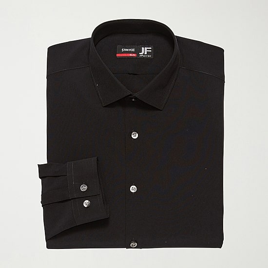 J. Ferrar 360 Stretch Performance Mens Regular Fit Stretch Fabric Long Sleeve Dress Shirt
