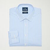 Stafford Smart Tech Mens Regular Fit STRETCH FABRIC Wrinkle Free Long Sleeve Dress Shirt