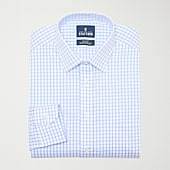 Stafford Smart Tech Mens Regular Fit Stretch Fabric Wrinkle Free Long Sleeve Dress Shirt