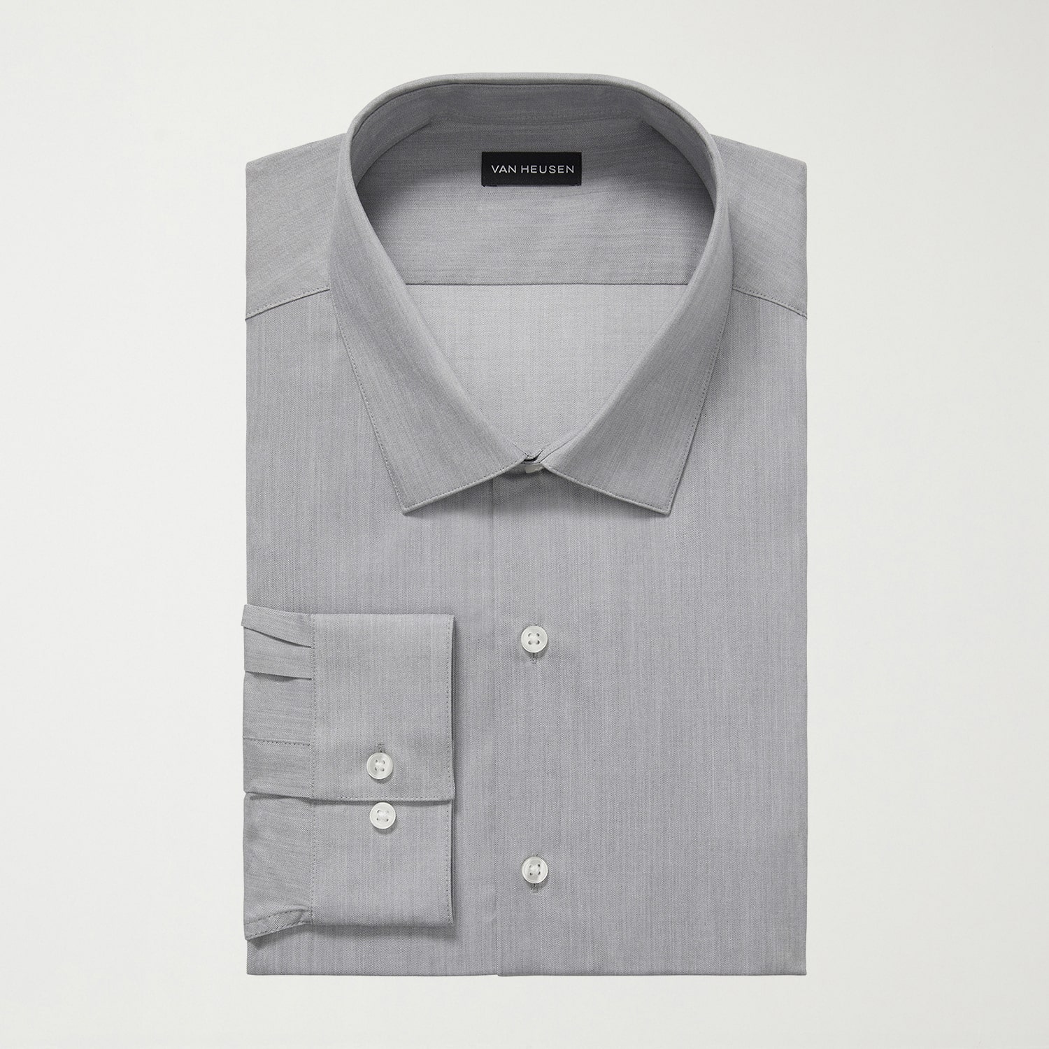 Van Heusen Comfort Performance Big And Tall Mens Regular Fit Stretch Fabric Wrinkle Free Long Sleeve Dress Shirt