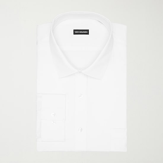 Van Heusen Mens Big and Tall Regular Fit Ultra Flex Wrinkle Free Long Sleeve Dress Shirt