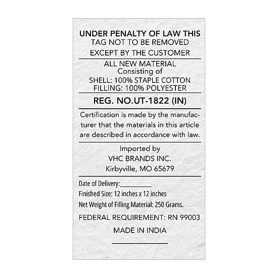VHC Brands Settlement 12x12 Throw Pillow