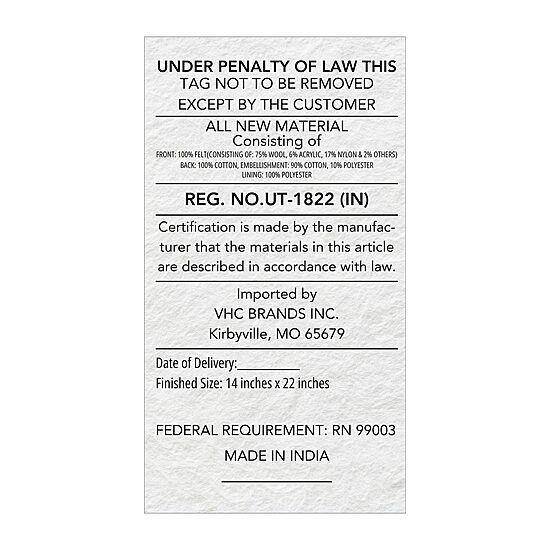 VHC Brands Settlement 14x22 Lumbar Pillow