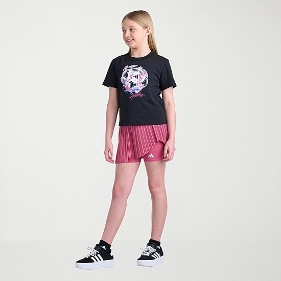 adidas Big Kid Girls Crew Neck Short Sleeve Regular Fit Graphic T-Shirt